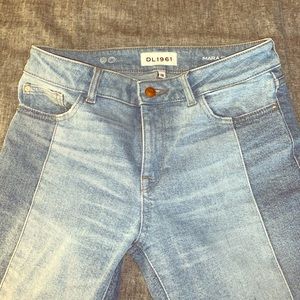 DL 1961 MARA straight ankle combo jeans
